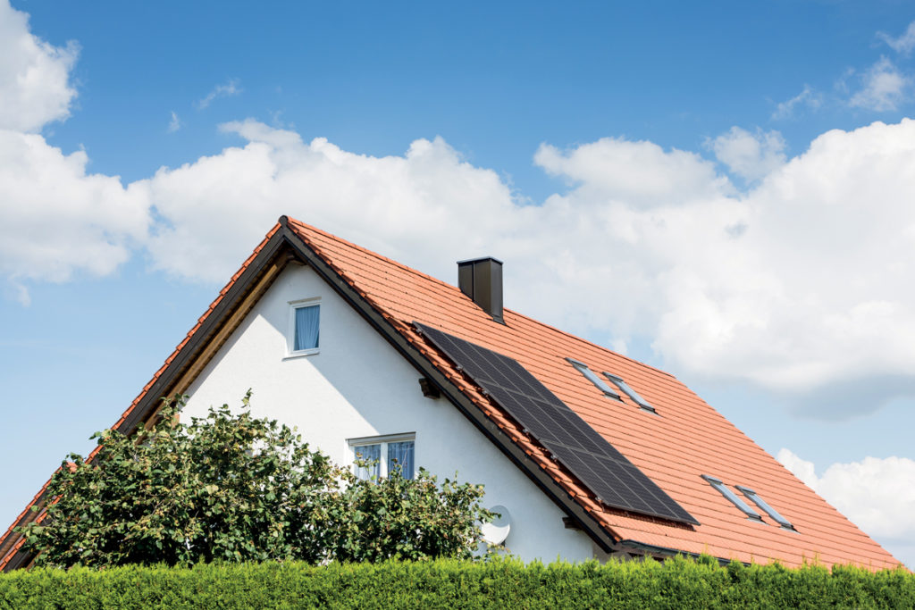 panneaux photovoltaiques sur toiture